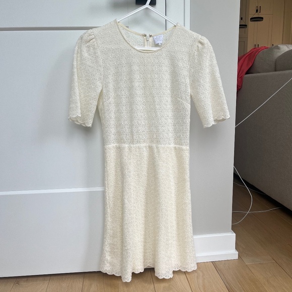 Karl Marc John Off-white Lace Dress - Picture 1 of 2